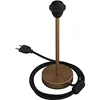 Image de creative cables Alzaluce pour Abat-Jour - Lampe de Table en métal - 25 cm, Bronze satiné