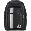 Image de Armani Exchange Sac à dos zippé pour homme, grand bloc de couleurs, noir, noir, Einheitsgröße