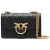 Image de Love One Mini DC Vitello Donna pinko 100074A1YB-Z99Q Nero