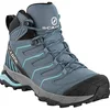 Image de Scarpa Maverick Mid GTX WMN, Bottes de randonnée pour Femme, Gris/Turquoise (Storm Gray Aqua Gore Tex Sht Crossover), 38.5 EU