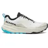 Image de SCARPA Golden Gate LT Chaussures de course légères pour homme, Blanc/bleu azur, 44 EU