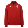 Image de Kappa Sweatshirt Ablas Pro AS Monaco Officiel Football - Rouge - 3XL