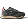 Image de Blauer pour homme. F6RYDER01 Baskets Ryder noir (41), Cuir, Tissu, Plat, Lacets, Casuel