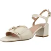 Image de Geox Femme D New ERAKLIA 50 B Sandale à Talons, Papyrus, 37 EU