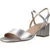 Image de Geox Femme D New ERAKLIA 50 B Sandale à Talons, Silver, 36 EU