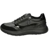 Image de Geox Baskets D Plummery pour Femme - Noir - Pointure 38 EU, Noir, 38 EU