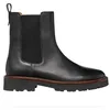 Image de Geox Bottines Norize pour femme en cuir lisse noir, Noir , 35 EU