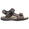 Image de Geox Spherica EC5 Sandales de sport pour homme, beige clair et noir, U55ELB000EKC1381, Plusieurs couleurs disponibles, 40 EU