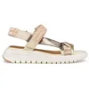 Image de Geox Sandales D FLEXTRIDE S D Wedge pour femme, papyrus/beige DK, taille 40 EU