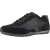 Image de Geox Homme U Wells C Sneakers, Navy/Dk Burgundy, 40 EU