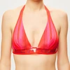 Image de La Perla - Haut de maillot triangle Summer Stripe à rayures rouge T.80C