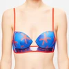 Image de La Perla - Haut de maillot Summer Energy imprimé bleu/rouge 85 C