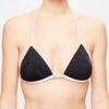 Image de La Perla - Haut de maillot triangle Waves noir/argenté T.80C