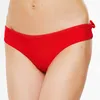 Image de La Perla - Bas de maillot de bain brésilien Ruffled Jade rouge 40