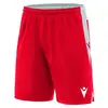 Image de Macron, Tempel, Shorts De Football, Rouge Blanc, S, Unisexe-Adulte