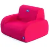 Image de Chicco Twist Fauteuil pour Enfants Convertible en Chaise Longue et en Divan, avec 3 Configurations, se Transforme en 1 Mouvement - pour Les Enfants de 12 Mois et Plus - Rouge