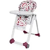 Image de Chicco Polly Progres5 Chaise Haute Évolutive, Convertible en Transat et Rehausseur pour Bébé, Réglable de la Naissance à 3 ans (15 kg), avec 4 Roues, Fermeture Compacte - cherry