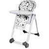 Image de Chicco Polly Progres5 Chaise Haute Évolutive, Convertible en Transat et Rehausseur pour Bébé, Réglable de la Naissance à 3 ans (15 kg), avec 4 Roues, Fermeture Compacte - anthracite
