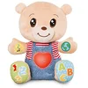 Image de Chicco Teddy l'Ourson des Emotions Ours, Peluche Interactive, Bilingue Français/Anglais, Peluche Éducative, Jouet pour Bébés et Enfants, avec Lumières et Chansons - Jouets de 6 Mois à 5 Ans