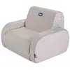 Image de Chicco Twist Fauteuil pour Enfants Convertible en Chaise Longue et en Divan, avec 3 Configurations, se Transforme en 1 Mouvement - pour 12 mois et Plus - Dune