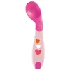 Image de Chicco Première Cuillère, Coudée Petite et Légère Cuillère pour Bébé, avec Forme Angulaire et Poignée Ergonomique pour Apprendre à Manger en Autonomie, pour les Enfants de 8 Mois+, Fuchsia