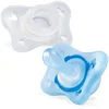 Image de Chicco Sucette Physio Mini Soft "tout silicone" - x2 - bleu et neutre - 0-2m