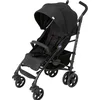 Image de Chicco Liteway 4 Poussette avec Cadre en Aluminium Léger - Pliage Compact - de 0 à 22 kg - Limite de Poids 25 kg - Poignées Rembourrées - Dossier 4 Positions - Repose-jambes - Capote Réglable - Noir