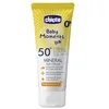Image de Chicco Crème Solaire Minérale SPF 50+ pour Enfants Waterproof Excellente Protection UVA, UVB et Infrarouge 0 Mois 75ml