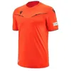 Image de 2023-2024 UEFA Referee Neon Red Football Soccer T-Shirt Maillot