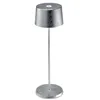 Image de Zafferano, Lampe Olivia Pro avec Feuille d'Argent, Lampe de Table Rechargeable et Sans Fil avec Contrôle Tactile, Utilisable comme Lampe d'Intérieur, Dimmer, 2200-3000 K, Hauteur 35 cm