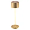 Image de Zafferano, Lampe Olivia Pro avec Feuille d'Or, Lampe de Table Portable et Rechargeable avec Contrôle Tactile, Utilisable comme Lampe d'Intérieur, Dimmer 2200-3000 K, Hauteur 35 cm