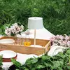 Image de Zafferano Olivia mini 3K lampe de table rechargeable blanc