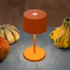 Image de Zafferano Olivia mini 3K lampe de table rechargeable orange
