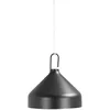 Image de Zafferano, Lampe Amelie Suspension, Lampe de Table Rechargeable Sans Fil avec Contrôle Tactile, Convient pour Salon et Extérieur, Variateur, 2200-3000 K, Hauteur 12 cm, Couleur Noir