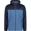 Image de CMP - Veste imperméable à capuche pour hommes, Bleu poussiéreux, 54