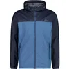Image de CMP - Veste imperméable à capuche pour hommes, Bleu poussiéreux, 56