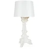 Image de Kartell Bourgie, Lampe de Table, Blanc/Or, 36.83 x 36.83 x 68.58 cm, Version Dimmable