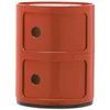 Image de Kartell Componibili, Meuble Conteneur 2 éléments, Rouge orangé