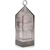 Image de Kartell Lantern, Lampe de Table, Fumé, avec Variateur de Lumière