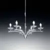 Image de Metallux Lustre ICARO à 6 lampes, av. verre cristal, chromé
