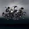 Image de Metallux Plafonnier moderne ASTRO, 3 lampes, noir
