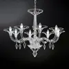 Image de Metallux Lustre Dedalo à 8 lampes blanc