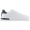 Image de A|X Armani Exchange pour homme. XM000140AF11916M0028 Baskets blanches monogrammées (41), Plat, Lacets, Casuel