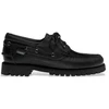 Image de Sebago pour homme. 741271W Acadia Leather Shoes noir (45), Cuir, Plat, Lacets, Casuel