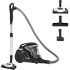 Image de Hoover H-Power Aspirateur sans Sac, Cyclonique, Brosse pour Poils d'animaux, Parquet, Sols Durs et Tapis, Filtre HEPA 68 dBA, 850 W, Réservoir One Touch 2 L, Cable 9 m, Couleur Or, HP720PET