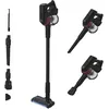 Image de Hoover HF410H Aspirateur Balai sans Fil, Puissant 42AW de Puissance Continue, Léger, Ultra-Maniable jusqu'à 360° pour Tous Types de Sols, Brosse Anti-Twist avec éclairage LED, Noir Magenta