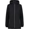 Image de CMP, JACKET LONG FIX HOOD, 32Z1396, Basic Black, D40, Woman