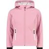 Image de CMP - Veste Softshell pour enfants avec capuche fixe, blush 116