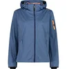 Image de CMP Femme Light Melange Softshell Veste, Bleu, 38