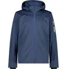 Image de CMP Homme Light Softshell Melange veste, Bleu, 54